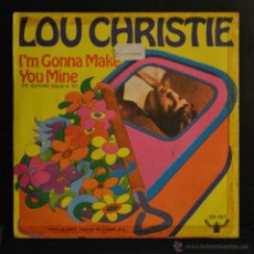 Discos de vinilo: LOU CHRISTIE. I'M GONNA MAKE YOU MINE / I'M GONNA GET MARRIED. BUDDAH RECORDS 1969. LITERACOMIC.. Lote 48099430