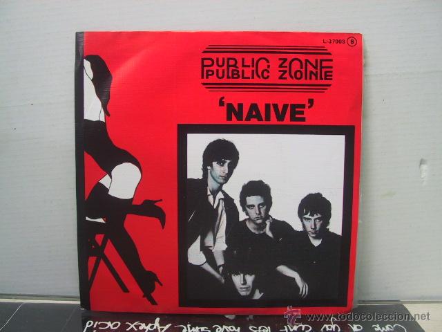 Discos de vinilo: PUBLIC ZONE - NAIVE / INNOCENCE - SPAIN - LOGO 1978 - Foto 1