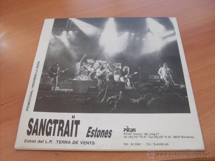 Discos de vinilo: SANGTRAIT (ESTONES) SINGLE PROMO 1990 (EPI29) - Foto 2