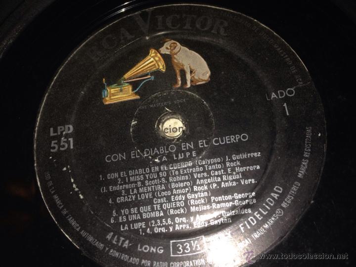Discos de vinilo: Primer disco de la Lupe con el diablo en el cuerpo - Foto 4