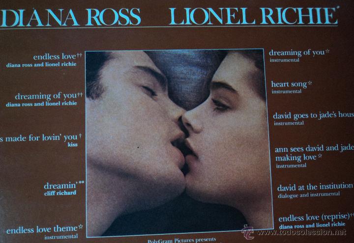 Discos de vinilo: Amor sin fin (Endless Love) - BSO - Edici&oacute;n de 1981 de Espa&ntilde;a - Foto 3