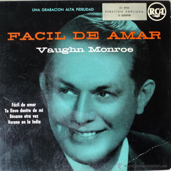 Discos de vinilo: Vaughn Monroe - F&aacute;cil de amar - Edici&oacute;n de Espa&ntilde;a - Foto 1