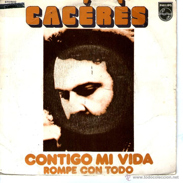 Discos de vinilo: CACERES - CONTIGO MI VIDA - Foto 1