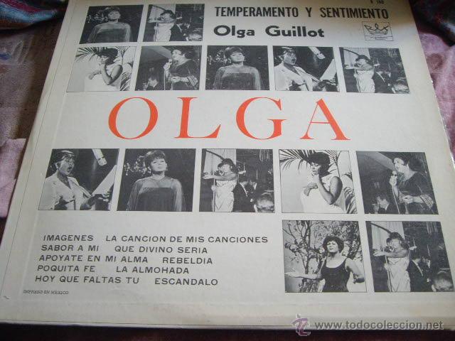 Discos de vinilo: olga guillot-temperamento y sentimiento - Foto 1