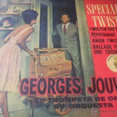 Discos de vinilo: GEORGES JOUVIN SU TROMPETA Y SU ORQUESTA - SPECIAL TWIST - EP 1962. Lote 48155773