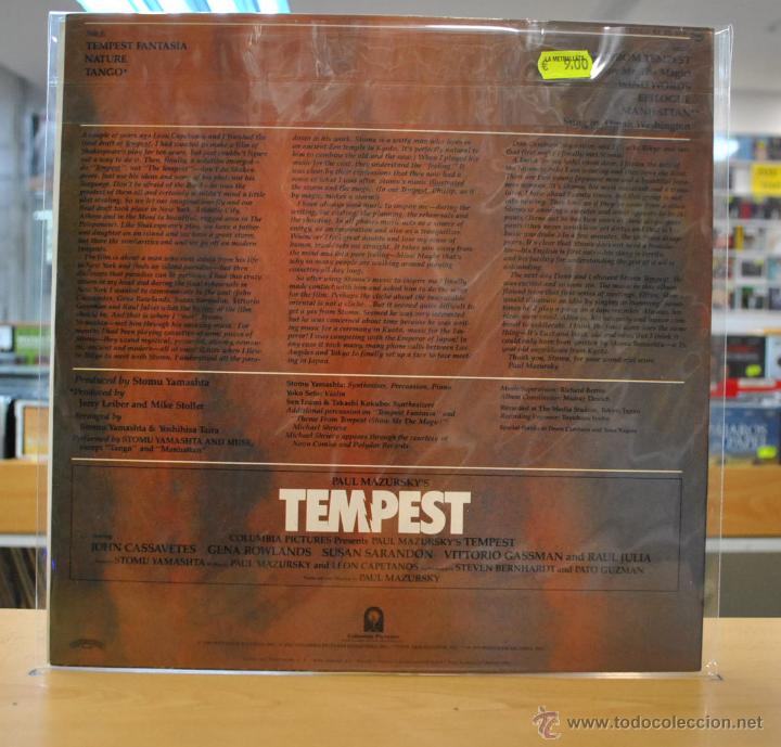 Discos de vinilo: TEMPEST - BSO - LP - Foto 2