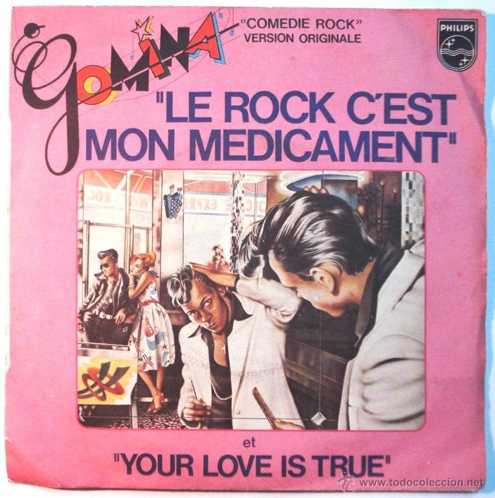 Discos de vinilo: GOMINA - SINGLE - COMEDIE ROCK VERSION ORIGINAL - EDICION FRANCESA - RARO - Foto 1