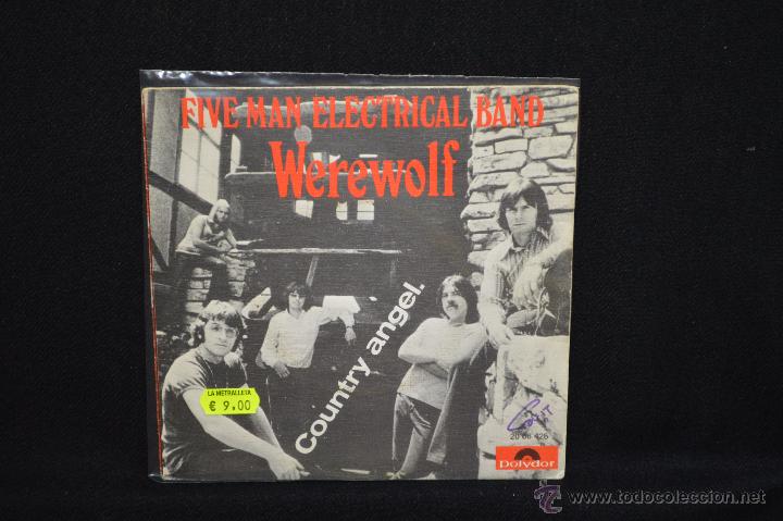 Discos de vinilo: FIVE MAN ELECTRICAL BAND - WEREWOLF +1 - SINGLE - Foto 1