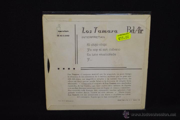 Discos de vinilo: LOS TAMARA - EL CHIPI CHIPI +3 - EP - Foto 2