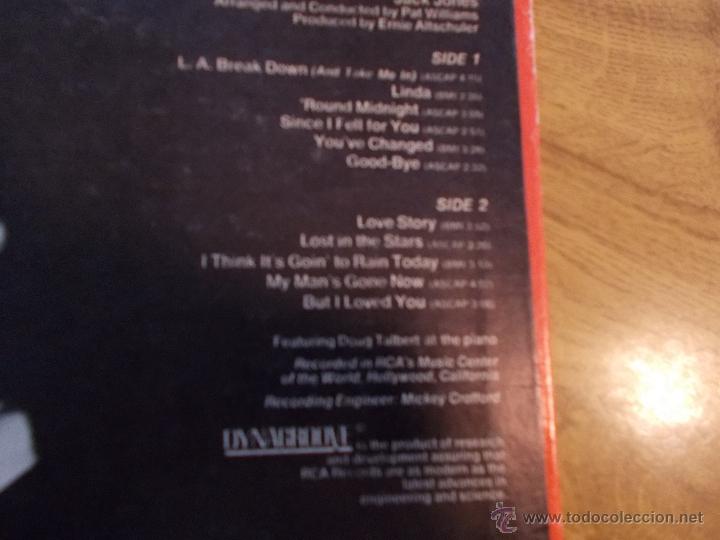 Discos de vinilo: JACK JONES. L.A. BREAK DOWN. - Foto 2
