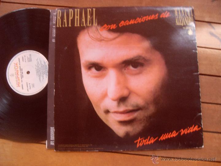 Discos de vinilo: RAPHAEL LP CON CANCIONES DE MANUEL ALEJANDRO MADE IN SPAIN 1986 - Foto 2