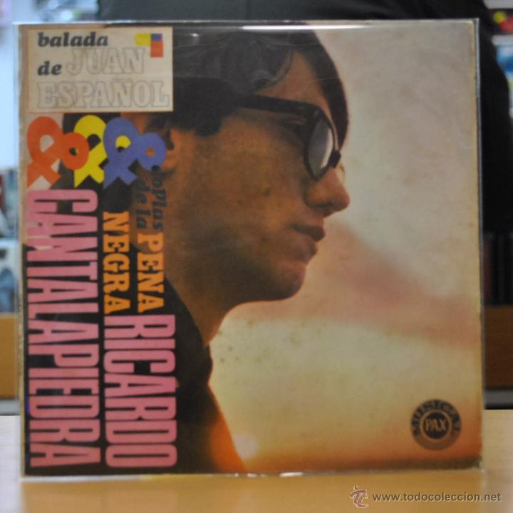 Discos de vinilo: RICARDO CANTALAPIEDRA - PENA NEGRA - SINGLE - Foto 1