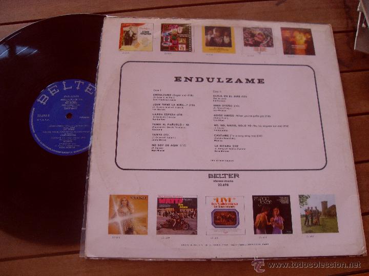 Discos de vinilo: ENDULZAME LP COMPILATION BELTER 1972 MADE IN SPAIN 1972 - Foto 2