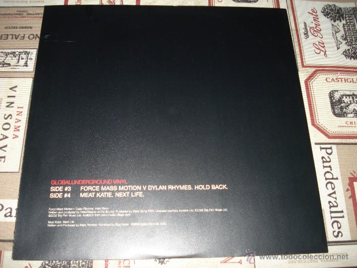 Discos de vinilo: FORCE MASS MOTION VS DYLAN RHYMES - HOLD BACK - Foto 2