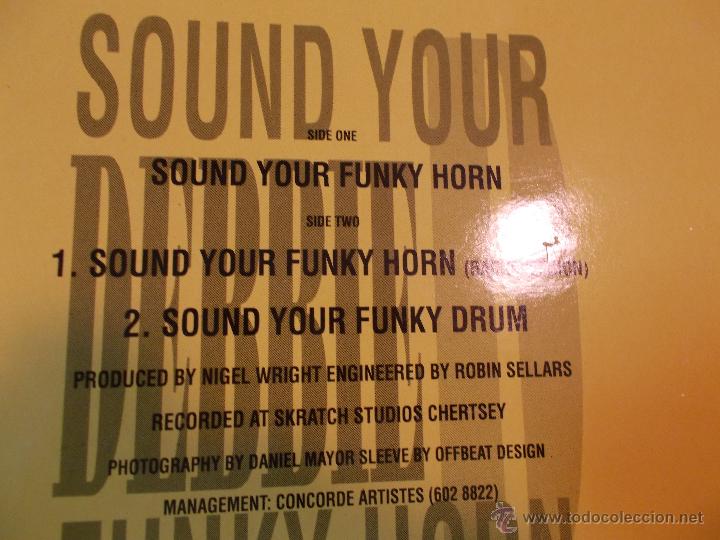 Discos de vinilo: DEBBIE D OSUND YOUR FUNKY HORN. - Foto 2
