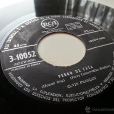 Discos de vinilo: ELVIS PRESLEY - PERRO DE CAZA / NO SEAS CRUEL - 45 RPM ORIGINAL 1ª ED. 1957 ESPAÑA - VINILOVINTAGE. Lote 48302026