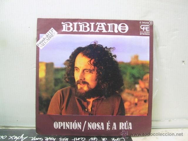 Discos de vinilo: BIBIANO - OPINION / NOSA E A RUA - EXPLOSION 1978 - Foto 1