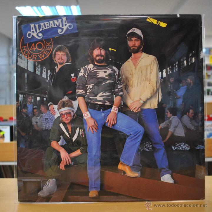 Discos de vinilo: ALABAMA - 40 HOUR WEEK - LP - Foto 1