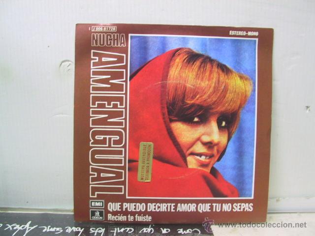 Vinyl-Schallplatten: NUCHA AMENGUAL - QUE PUEDO DECIRTE AMOR QUE TU NO SEPAS + 1 - EMI 1974