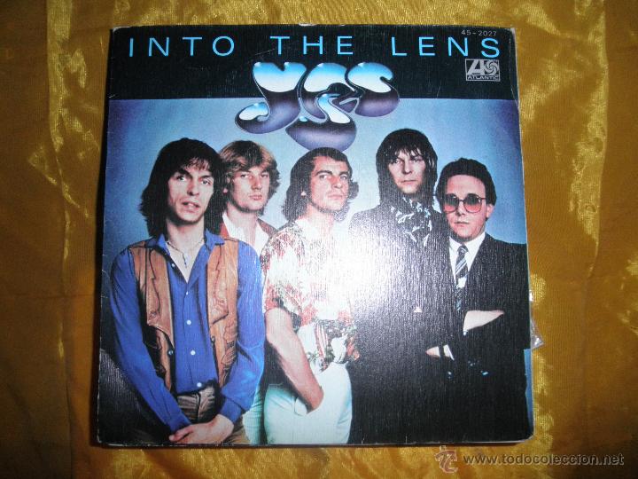 Discos de vinilo: YES.   INTO THE LENS  /  DOES IT REALLY HAPPEN?   ATLANTIS 1980.  IMPECABLE - Foto 1