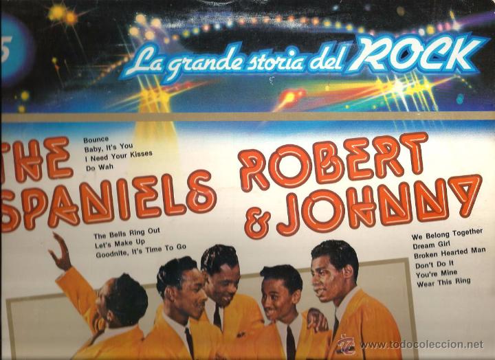 Discos de vinilo: LP THE SPANIELS + ROBERT & JOHNNY - Foto 1