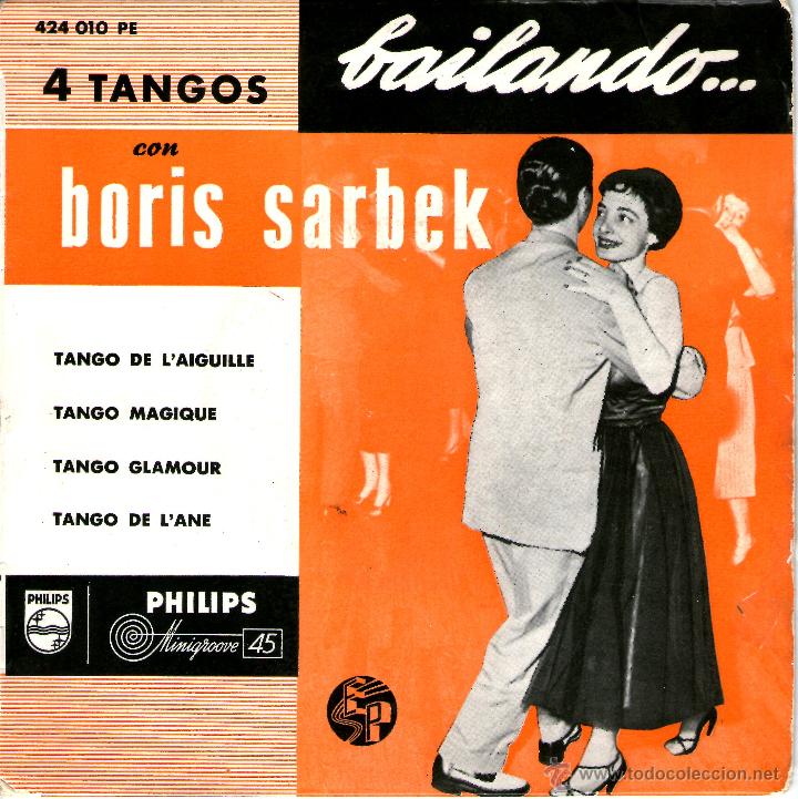 Discos de vinilo: 4 TANGOS CON BORIS SARBEK - Foto 1