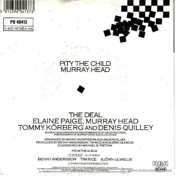 Discos de vinilo: MURRAY HEAD - PITY THE CHILD - Foto 2