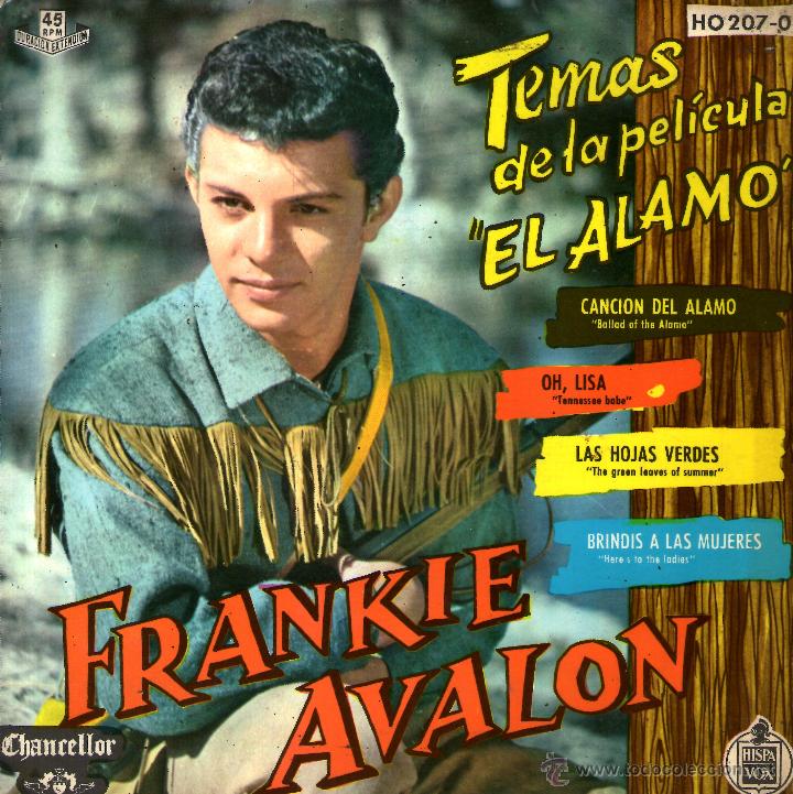 Discos de vinilo: FRANKIE AVALON - CANCION DEL ALAMO - Foto 1