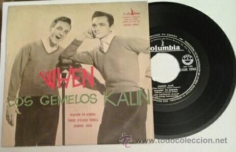 Discos de vinilo: LOS GEMELOS KALIN EP WHEN + 3 OR SPAIN 1958 - Foto 1