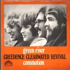 Discos de vinilo: SG CREEDENCE CLEARWATER REVIVAL : GREEN RIVER 