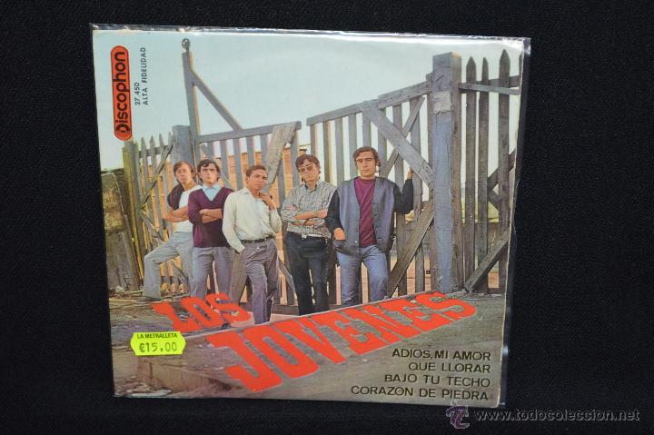 Discos de vinilo: LOS JOVENES - ADIOS MI AMOR +3 - EP - Foto 1