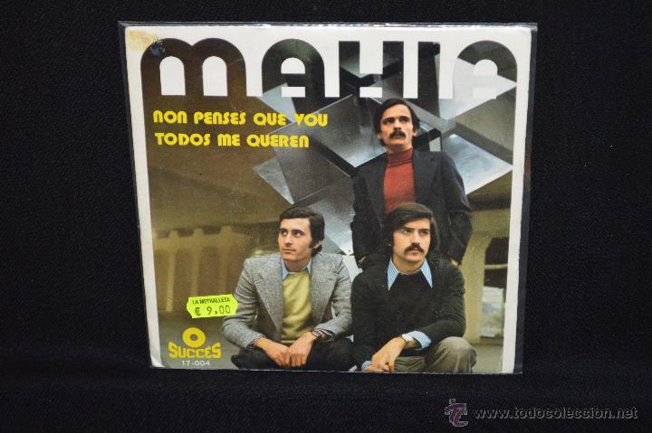 Discos de vinilo: MAHIA - NON PENSES QUE VOU +1 - SINGLE - Foto 1