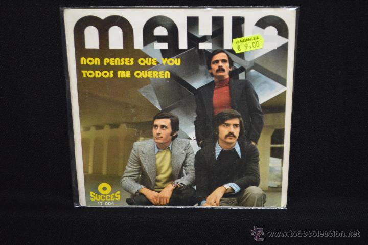 Discos de vinilo: MAHIA - NON PENSES QUE VOU +1 - SINGLE - Foto 2