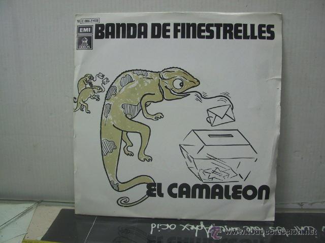 Discos de vinilo: BANDA DE FINESTRELLES - EL CAMALEON / CUNIT - EMI 1977 - Foto 1