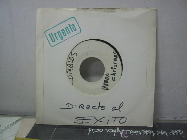 Discos de vinilo: LOS DIABLOS - MANDA / CHRISTMAS - WHITE LABEL - Foto 1