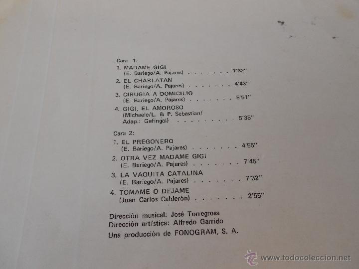 Discos de vinilo: ANDR&Eacute;S PAJARES: PAR&Iacute;SIMO 1975 - Foto 3