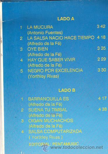 Discos de vinilo: LP ALFREDO DE LA FE : SALSA ! - Foto 2
