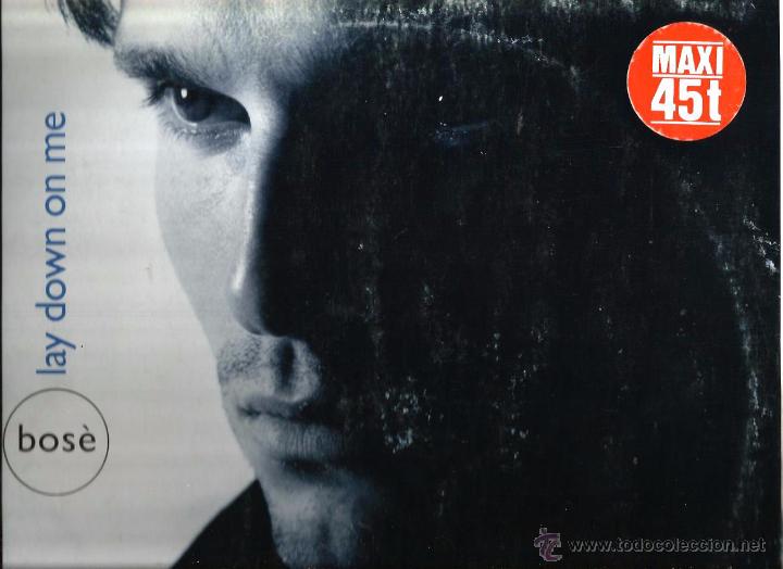 Discos de vinilo: MAXI MIGUEL BOSE : LAY DOWN ON ME ( EXTENDED VERSION ) - Foto 1
