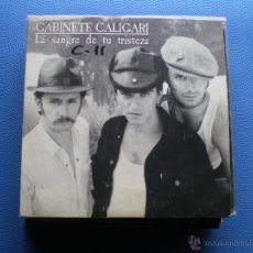 Discos de vinilo: GABINETE CALIGARI LA SANGRE DE TU TRISTEZA SINGLE 1987 EMI PDELUXE. Lote 48369471