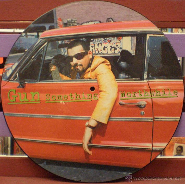 Discos de vinilo: Gun - Something Worthwhile - Picture Disc - Foto 1