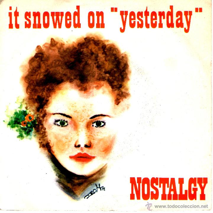 Discos de vinilo: NOSTALGY - It snowed on yesterday - Foto 1