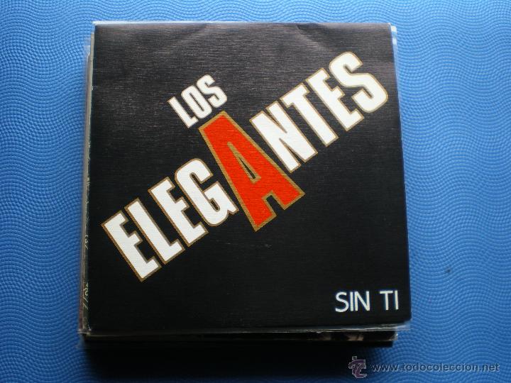 Discos de vinilo: LOS ELEGANTES SIN TI SINGLE 1990 DRO   PDELUXE - Foto 1
