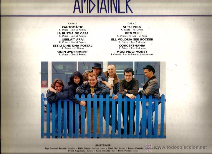 Discos de vinilo: LP AMBTAINER : EI ! FES-T&acute;HO - Foto 2