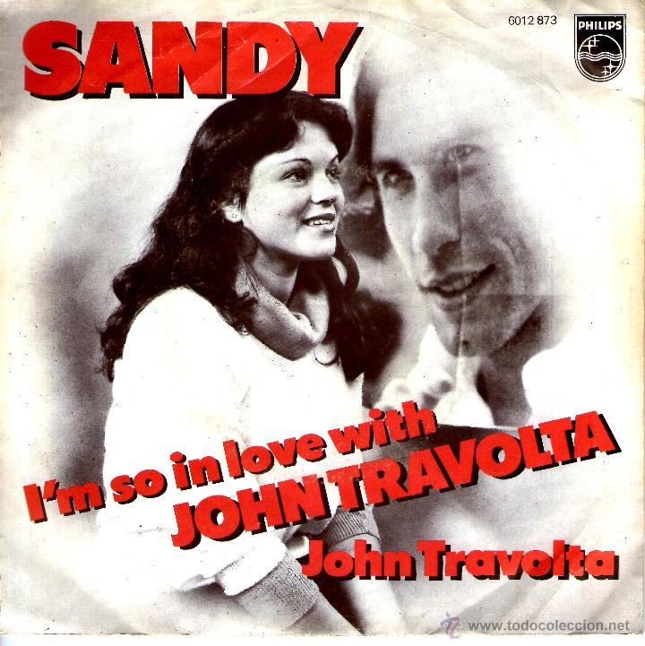 Discos de vinilo: IM SO IN LOVE WITH JOHN TRAVOLTA  SANDY - Foto 1