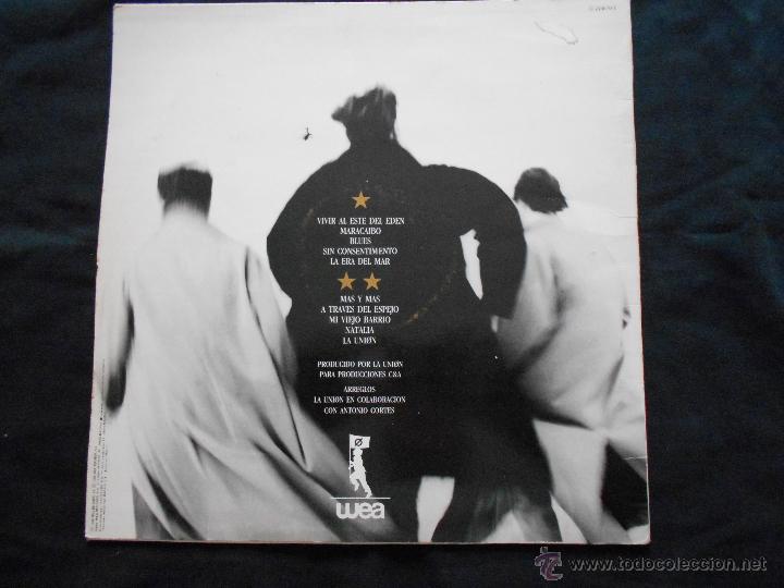 Discos de vinilo: LP LA UNION // VIVIR AL ESTE DEL EDEN - Foto 2
