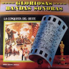 Discos de vinilo: LA CONQUISTA DEL OESTE LP.BANDA SONORA ORIGINAL