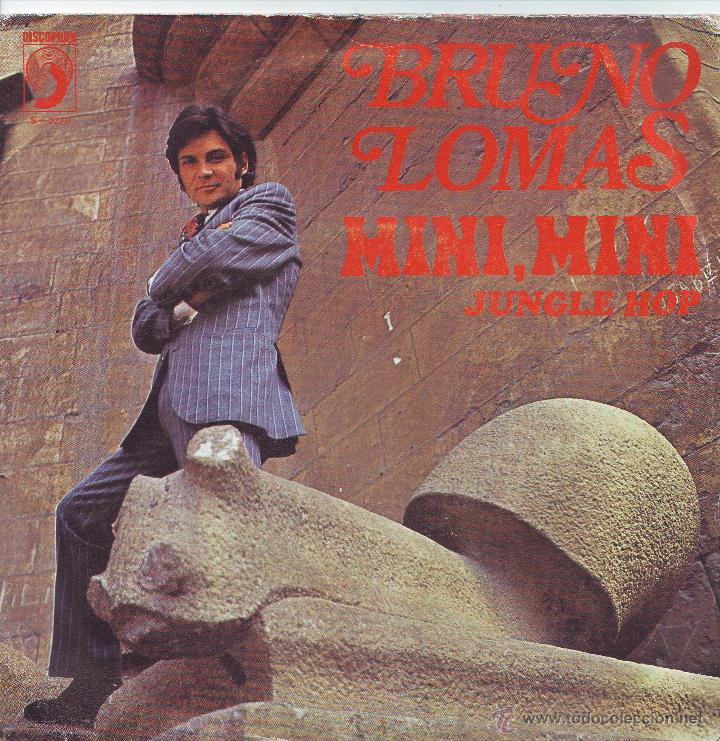 Discos de vinilo: BRUNO LOMAS -MINI MINI/JUNGLE HOP 1974 - Foto 1
