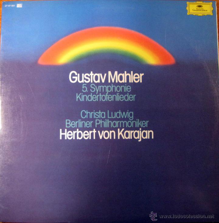 Discos de vinilo: GUSTAV MAHLER & HERBERT VON KARAJAN. LP - Foto 1