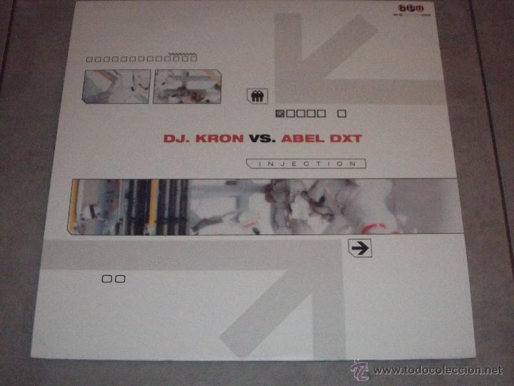Discos de vinilo: DJ. KRON VS. ABEL DXT - INJECTION - MAXI - Foto 1
