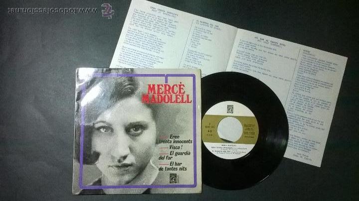 Discos de vinilo: MERCE MADOLELL / EL BAR DE TANTES NITS - Foto 1